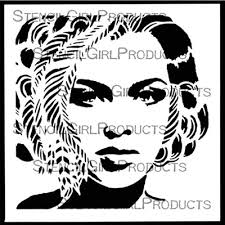 Pretty as a Peacock Stencil