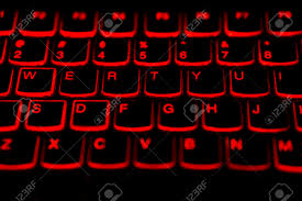 The function keys of backlight keyboard may be different based on different models, please refer to the user guide instructions regarding please check the f3 and f4 keys on your asus notebook keyboard to see if you can find the backlight keyboard symbols on the keys. English Language Laptop Keyboard With Glowing Red Light For Hacking Stock Photo Picture And Royalty Free Image Image 98260933