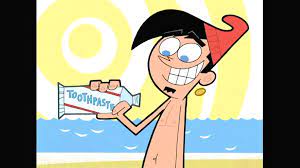 Shirtless Drawn Cartoon Boys & Men: Skip Sparkypants & Chip Skylark