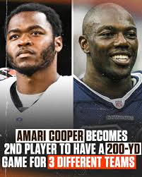 Terrell Owens is the only other player in NFL history to do the same 🔥  Amari Cooper