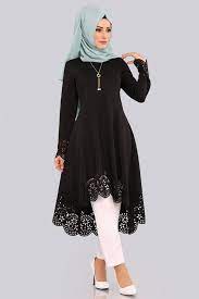 Modaselvim Tunik Lazer Kesim Peplum Tesettur Tunik Pl670 Siyah Africa Dress Fashion Dresses