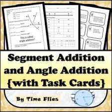Segment Addition And Angle Addition Traditional And Distance Learning Formats Task Cards Simplifying Expressions Segmentation