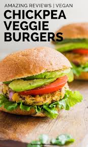 Spicy Vegan Chickpea Veggie Burgers Recipe Veggie Burger Vegan Camping Food Recipes