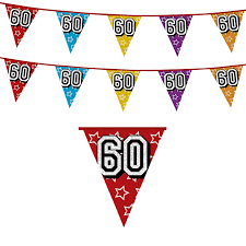 Leeftijd Vlaggenlijn 60 Jaar Partycorner Nl