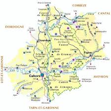 Carte Du Lot Parcourir Mon Quercy Departement Du Lot Figeac Padirac