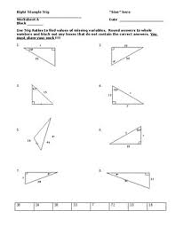 The online math tests and quizzes on pythagorean theorem, trigonometric ratios and right triangle trigonometry. Right Triangle Trig Worksheet By Chris Smith Teachers Pay Teachers
