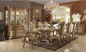 Set out potpourri and woven orbs in the entryway for a touch of organic appeal, or highlight your favorite family photos in the living room. Vendome China Cabinet Gold Dining Room Formal Dining Room Sets Dining Room Sets