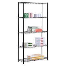 5 Tier Wire Shelving Unit 200lb Per Shelf Black Target Steel Shelving Unit Shelving Unit Shelving
