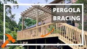 By starting with the existing framing and adding distinctive new elements above it, you can create a deck that stands out. Pergola Bracing For Existing Deck Youtube