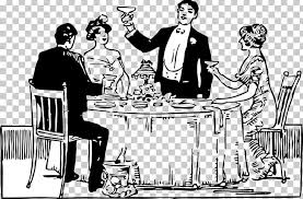 Песни black light dinner party. Dinner Party Buffet Png Clipart Black And White Cartoon Christmas Dinner Communication Conversation Free Png Download