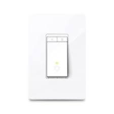 Tp Link Kasa Smart Wi Fi Light Switch Dimmer 15 Amp White Smart Push Light Switch In The Light Switches Department At Lowes Com