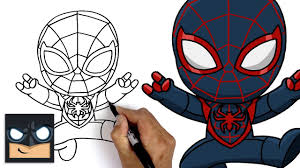 I didn't see how much pain was here. How To Draw Miles Morales Spider Man Youtube