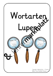 Wortarten Lupen Unterrichtsmaterial In Den Fachern Daz Daf Deutsch Wortarten Nomen Verben Adjektive Adjektive