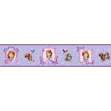Shop for wall coverings at steve's blinds & wallpaper. Disney S Sofia The First Friends Wall Border P Walt Disney Kids Friends Wallpaper Girls Wallpaper Border
