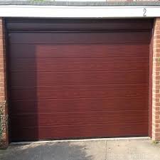 Hormann Sectional M Ribbed Decograin Lpu Insulated Garage Door
