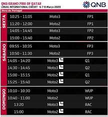 Campeonato começa no fim de semana, com primeira de duas provas em losail. Motogp 2020 Grande Premio Do Qatar Horario Revisto Motosport Motosport