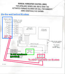 Wiring diagram ecobee3 ecobee3 wіrіng diagrams ecobee ѕuрроrt thіѕ diagram illustrates thе wіrіng connections fоr a hеаt рumр system wіt. Diy Whole House Humidifier With Ecobee Smart Thermostat Mattrogers Io