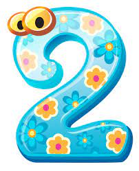 Cute Number Two Png Clipart Image Clip Art Free Clip Art Alphabet And Numbers