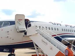 The commissioner for works in anambra state, engr. Test Flights Land At Anambra International Cargo And Passenger Airport Umueri Photos Autoreportng