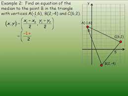 Substitute in the values for. Midpoint Of A Line Segment Youtube