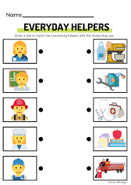 Start by scrolling to the bottom of the post, under the terms of use, and click on community helpers printables. Free Community Helpers Worksheets For Sheets And Treats Facebook