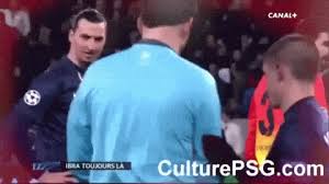 Make your own images with our meme generator or animated gif maker. Zlatan Ibrahimovic Tells Referee To Hurry Up Vs Barcelona Animated Gif