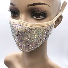Unbranded Women's Crystal Costume Masks & Eye Masks for sale