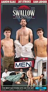 MEN.com: Stepdad Jay Stroke Turns the Tables on Aaron Elias with Sam Ledger  in Swallow For Stepdad - WAYBIG