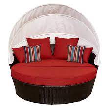 Simple browse the online sales flyer/catalogue of lowe's canada, take your picks, place and order, select your preferred delivery method and wait for your order to arrive straight at your doorstep! Think Patio Innesbrook Collection Daybed With Cushions Red 2 Pieces Lowe S Canada