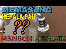 Mesin basuh disambungkan ke hos saliran dan hos yang bersambung ke bekalan air panas dan sejuk. Cara Memasang Kepala Paip Mesin Basuh Automatik Jika Jarak Jauh Dari Sumber Air Youtube