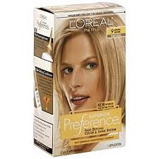 Amazon Com Loreal Superior Preferencia Pelo Color 9 Rubio Claro Natural 1 Cada 3 Unidades Belleza Y Cuidado Personal