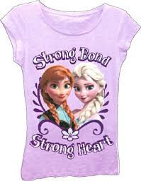 Anna Elsa Strong Bond And Strong Heart Girls T-Shirt