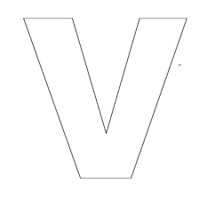 Alphabet Letter V Template For Kids Letter V Crafts Letter A Crafts Printable Alphabet Letters