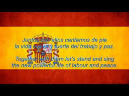 The anthem, one of the oldest in. Spain National Anthem Spanish With English Translation Of Lyrics Displayed Spanish Songs National Songs National Anthem