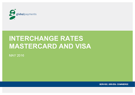 interchange rates mastercard and visa