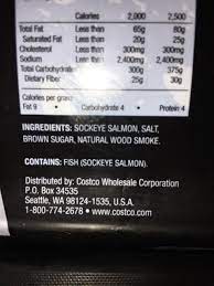 Kirkland farmed atlantic salmon nutrition. Kirkland Signature Smoked Salmon Calories Nutrition Analysis More Fooducate