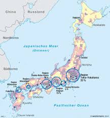 True to its name, shikoku is divided into four prefectures. Diercke Weltatlas Kartenansicht Japan Bevolkerungsdichte 978 3 14 100800 5 167 2 1