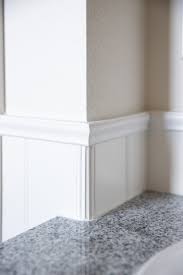 Tile baseboard baseboard styles baseboard ideas black baseboards modern baseboards river rock bathroom wooden trim theme pictures living room baseboard styles baseboard molding base moulding moldings and trim baseboards wainscoting baseboard ideas molding ideas floor. Diy Bathroom Makeover On A Budget Part 2 Moulding Baseboards And Waterproof Bead Board