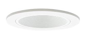 Elite B401w Wh 4 White Plastic Baffle Recessed Light Fixture Trims Amazon Com Industrial Scientific