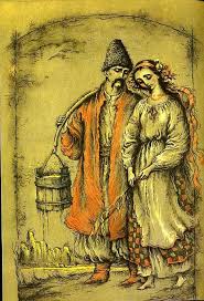 На своїй картині шевченко зобразив момент, коли москаль їде з села, а катерина повертається додому. Shevchenko Taras Meni Trinadcyatij Minalo Hud Ekaterina Shtanko K Veselka 1989 G Illyustracii Hudozhniki Risunki