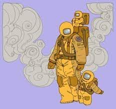 Yellow With His Kids Fanart By Me Amongus Cute Art Cute Drawings Fan Art