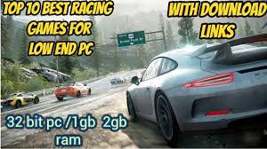Top 10 Best Racing Games For Low End Pc With Download Links 1gb 2gb Ram Racing Games Pc Racing Games Games