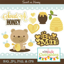 Download Sweet As Honey Svg Bundle For Scrapbooking Cardmaking Valentines Svg Files Free Svgs Cute Svg Cuts