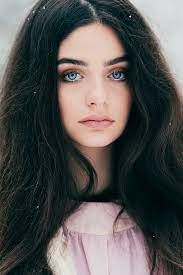 Ocean Blue Eyes Black Hair Blue Eyes Black Hair Blue Eyes Girl Dark Hair Blue Eyes