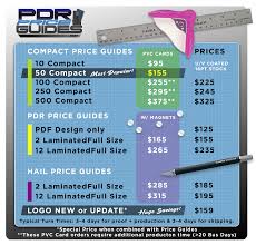 custom paintless dent repair price guides for sale online