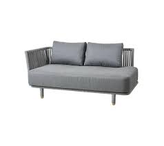 Cane Line Moments 2 Sitzer Modul Rechts Inkl Grey Kissensatz Auswahl Anzeigen Cane Line De Gartensofa Lounge Mobel Kleines Sofa