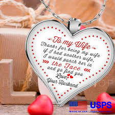 Women are moody, and unsurprisingly, very difficult to select a gift for. Necklace Gift For Wife Thanks For Being My Wife Funny Birthday Gift For Wife Ebay