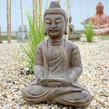 Pin Von Asienlifestyle Auf Buddha Figur Buddha Stein Statuen Fur Den Garten In 2020 Buddha Figur Buddha Amitabha Buddha