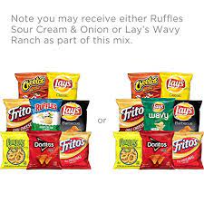 4 lay's classic potato chips · 5 cheetos crunchy · fritos corn chips: Frito Lay Party Mix 40 Count Variety Pack Deals Coupons Reviews