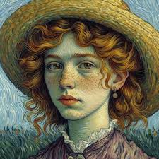 A young beauty", Abbey Alston ( American 1864